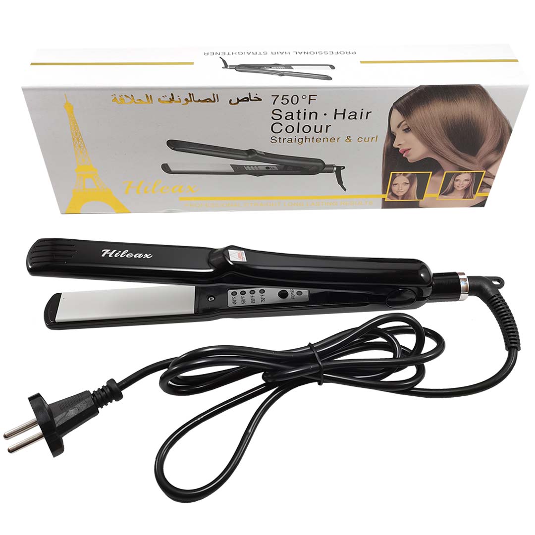 Plaque cheveux 750 noir hileax