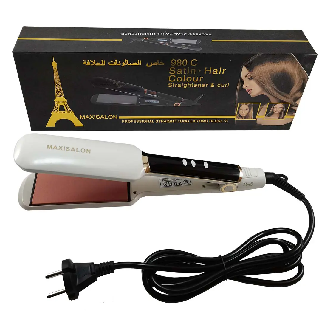 Lisseur cheveux maxisalon 980 noir – Image 1