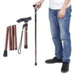 Canne metallique pliable