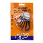 Cles hexagonales de precision 8 pcs 1.5-6mm