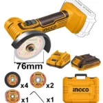 Disqueuse ingco 20v en valise