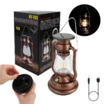 Lanterne a manivelle solaire