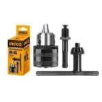 Mandrin a cle ingco 13mm avec adaptateur