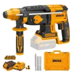 Marteau perforateur ingco 20v-4ah 1b-1c valise