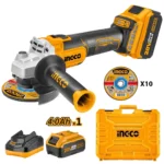 Meule a disque ingco 20v 4a valise