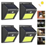 Pack applique solaire 4x20 led