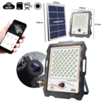 Projecteur camera solaire 100w