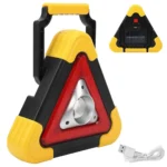 Projecteur led solaire triangulaire