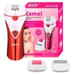 Rasoir epilateur et decapant kemei km-1107