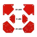 Support de soudage magnetique 6 pcs