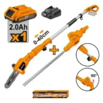 Taille haie et tronconneuse 20v ingco
