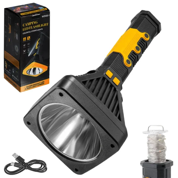 Torche led avec ruban led 10m