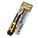 Cle a cliquet 12pcs chrome vanadium