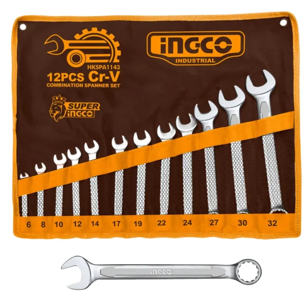 Cles mixtes ingco 12pcs 6-32mm
