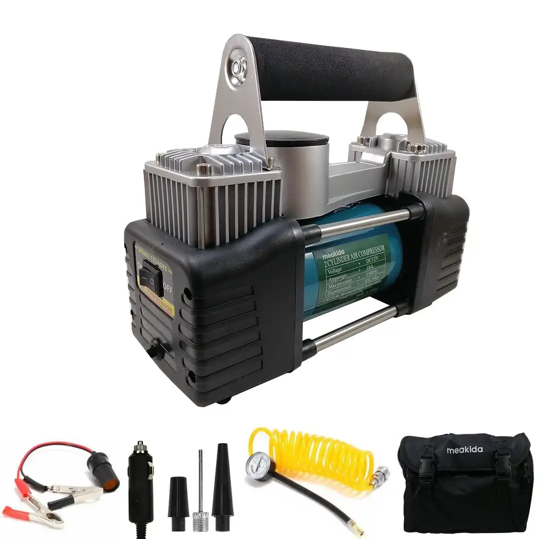 GONFLEUR-MEAKIDA-12V-2-CYLINDRES.webp Gonfleur meakida 12v 2 cylindres – Image 1