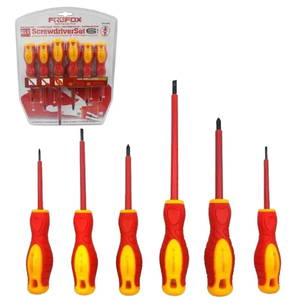 Tournevis isolants 6 pcs frefox 604vde6