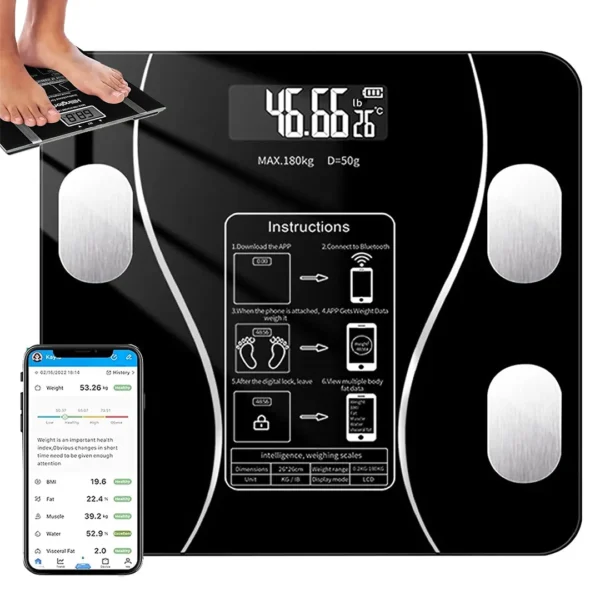 Balance corporelle bluetooth 180kg