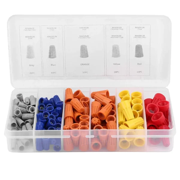 Connecteurs de fil torsade 158pcs