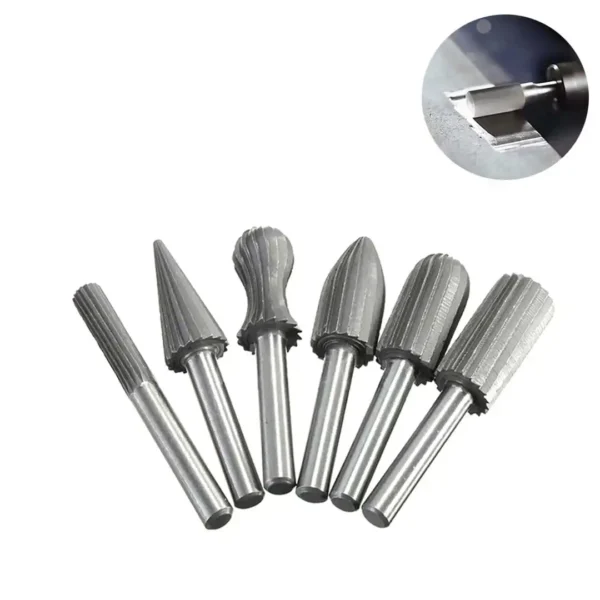 Fraises limles rotatives metal 6pcs