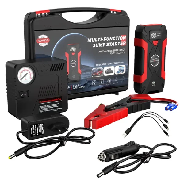 Power bank voiture et gonfleur 2pcs