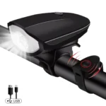 Lampe et sirene pour velo rechargeable
