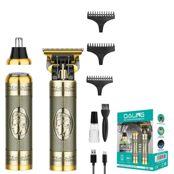 Tondeuse cheveux daling metallique 2en1  dl-1620