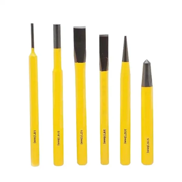 Poincons et burins 6pcs