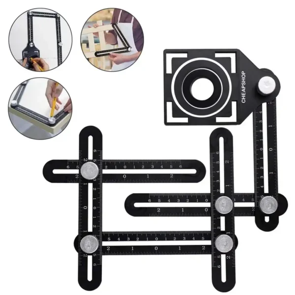 Regle de mesure multi-angle